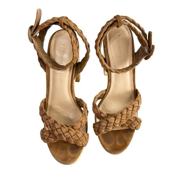 Veronica Beard Brown Platform Heels - Picture 9 of 16